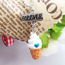 Load image into Gallery viewer, 3Pcs/Set Ice-cream Pendant Best Friend Necklace Friendship Mini kawaii Jewelry BFF Gift
