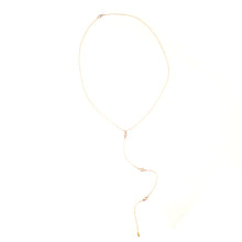 Load image into Gallery viewer, New Fashion Front and Back Crystal Chain Necklace for Women Wedding Dress Summer Jewelry
