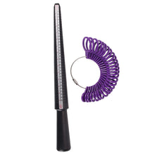 Load image into Gallery viewer, US Mandrel Ring Measuring Sizer Gauge Finger Size Sizing Stick Jewelry Tool Set
