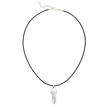 Load image into Gallery viewer, 50 Pcs Bullet Shape Healing Pointed Chakra Gemstone Pendants Quartz Crystal Stone Charm for Necklace Making
