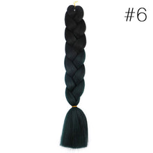 Load image into Gallery viewer, 60CM Kanekalon Ombre Synthetic Jumbo Braiding Hair Extension Afro Twist Braids
