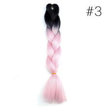 Load image into Gallery viewer, 60CM Kanekalon Ombre Synthetic Jumbo Braiding Hair Extension Afro Twist Braids

