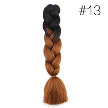Load image into Gallery viewer, 60CM Kanekalon Ombre Synthetic Jumbo Braiding Hair Extension Afro Twist Braids
