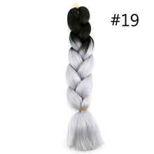 Load image into Gallery viewer, 60CM Kanekalon Ombre Synthetic Jumbo Braiding Hair Extension Afro Twist Braids
