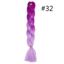 Load image into Gallery viewer, 60CM Kanekalon Ombre Synthetic Jumbo Braiding Hair Extension Afro Twist Braids

