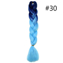Load image into Gallery viewer, 60CM Kanekalon Ombre Synthetic Jumbo Braiding Hair Extension Afro Twist Braids
