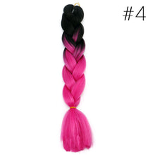 Load image into Gallery viewer, 60CM Kanekalon Ombre Synthetic Jumbo Braiding Hair Extension Afro Twist Braids
