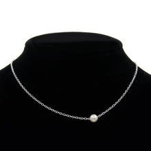Load image into Gallery viewer, Fashion Small Pearl Pendant Choker Necklace Gold Silver Chain Women Jewelry Accessories Gift
