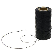 Load image into Gallery viewer, 260M 150D 1 mm Flat Leather Sewing Waxed Thread Cord for Leather DIY Craft Hand Stitching
