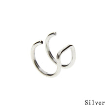 Load image into Gallery viewer, 1 Pair Fashion Women Clip-on Earrings Cartilage Ear Cuff Clip Wrap Non Pierced Colorful
