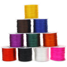 Load image into Gallery viewer, 1PC 0.8mm Strong Colorful Crystal Elastic Beading Line Cord Thread String DIY Necklace Bracelet Jewelry Making(60M)
