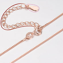 Load image into Gallery viewer, Women High Quality Natural Furong Stone Choker Necklace Pink Crystal Rabbit Pendant Rose Gold Chain Christmas Gift Jewelry
