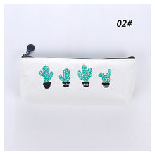 Load image into Gallery viewer, Cute Cactus Pencil Pen Case Cosmetic Makeup Bag Storage Pouch Purse for School
