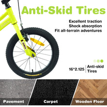 Load image into Gallery viewer, ZUKKA Kids Bike,16 Inch Kids' Bicycle with Training Wheels for Boys Age 4-7 Years,Multiple Colors

