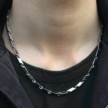 Load image into Gallery viewer, Fashion Men's 316L Stainless Steel Titanium Chain Necklace 4mm 22"
