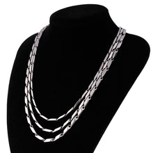 Load image into Gallery viewer, Fashion Men's 316L Stainless Steel Titanium Chain Necklace 4mm 22"
