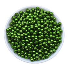 Load image into Gallery viewer, 100 Pcs 6mm DIY Acrylic Round Simulated Pearl Spacer Loose Beads for Necklace Bracelet Earrings Jewelry Making
