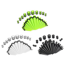 Load image into Gallery viewer, Ear Gauges Stretching Tunnels &amp; Tapers Starter Set - 36pc Gauges Kit 14G-00G
