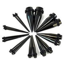 Load image into Gallery viewer, Ear Gauges Stretching Tunnels &amp; Tapers Starter Set - 36pc Gauges Kit 14G-00G
