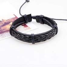 Load image into Gallery viewer, 6 Pcs/Set Men's Women's Vintage Leather Bracelets Weaved Wristband Wrap Bangle Fashion Jewelry Gift
