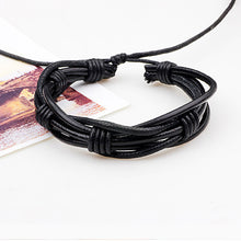 Load image into Gallery viewer, 6 Pcs/Set Men's Women's Vintage Leather Bracelets Weaved Wristband Wrap Bangle Fashion Jewelry Gift
