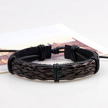 Load image into Gallery viewer, 6 Pcs/Set Men's Women's Vintage PU Leather Bracelets Weaved Wristband Wrap Bangle Fashion Jewelry Gift
