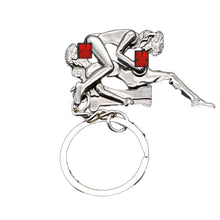 Load image into Gallery viewer, New Alternative Sexy Lover Metal Keychain Keyring Key Ring Chain Funny Toy
