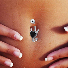 Load image into Gallery viewer, Navel Belly Rhinestone Button Bar Heart Star Zircon Crystal Devil Fashion Body Piercing Jewelry

