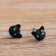 Load image into Gallery viewer, Lovely Cat Ear Studs Fashion Design Earrings 3 Colors Cat Ear Studs Pair
