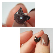 Load image into Gallery viewer, Lovely Cat Ear Studs Fashion Design Earrings 3 Colors Cat Ear Studs Pair
