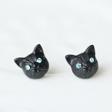 Load image into Gallery viewer, Lovely Cat Ear Studs Fashion Design Earrings 3 Colors Cat Ear Studs Pair
