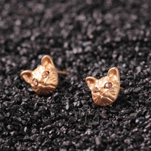 Load image into Gallery viewer, Lovely Cat Ear Studs Fashion Design Earrings 3 Colors Cat Ear Studs Pair
