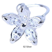 Load image into Gallery viewer, 1 PC Crystal Flower U Shape Earrings For Women
