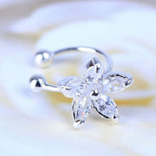 Load image into Gallery viewer, 1 PC Crystal Flower U Shape Earrings For Women
