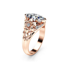 Load image into Gallery viewer, Luxury Crystal Flower Zircon Ring Cool Gift for Women

