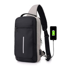 Load image into Gallery viewer, Anti-theft USB charging chest bag with you
