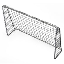 Load image into Gallery viewer, 6.55FT Football Goal with Field Ropes, Galvanized Pipe-Including Two Football-Goal for Kids and Adults,Silver
