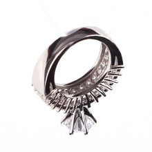 Load image into Gallery viewer, Chic Women White Sapphire Silver Ring Set Wedding Engagement Jewelry Gift Sz5-10
