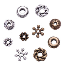Load image into Gallery viewer, Antique Tibetan Silver Bronze Spacer Beads Box Kit 500pcs Jewelry Findings Accessories for Bracelet Necklace Jewelry Making
