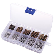 Load image into Gallery viewer, Antique Tibetan Silver Bronze Spacer Beads Box Kit 500pcs Jewelry Findings Accessories for Bracelet Necklace Jewelry Making
