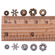 Load image into Gallery viewer, Antique Tibetan Silver Bronze Spacer Beads Box Kit 500pcs Jewelry Findings Accessories for Bracelet Necklace Jewelry Making
