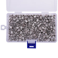 Load image into Gallery viewer, Antique Tibetan Silver Spacer Beads 600pcs 12 Style Charm Bead Spacers for Jewelry Making Bracelets Necklace
