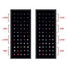 Load image into Gallery viewer, 120PCS Crystal Rhinestone Nose Ring Bone Stud Surgical Steel Body Piercing Jewelry Multi-Color
