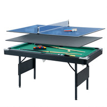 Load image into Gallery viewer, muitfunctional game table,pool table,billiard table,3 in1 billiard table,table tennis,dining table,indoor game talbe,table games,Family movemen
