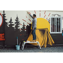 Load image into Gallery viewer, Work Platform Aluminum Portable Bench Folding Ladder ANSI Capacity 225 LBS 40"
