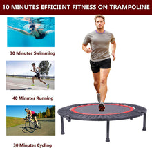 Load image into Gallery viewer, 40 Inch Mini Exercise Trampoline for Adults or Kids - Indoor Fitness Rebounder Trampoline with Safety Pad | Max
