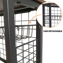 Load image into Gallery viewer, Garage Sports Equipment Organizer System Ball Gear Basketball Racks for Balls, Ball Holder with Baskets, Indoor/Outdoor Kids Toys Storage Organizer
