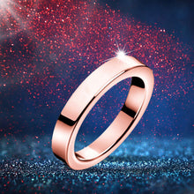 Load image into Gallery viewer, Titanium Steel 3mm Band Ring Women Men's Engagement Wedding Ring Silver/Gold/Rose Gold/Black
