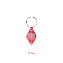 Load image into Gallery viewer, UV Mini Keychain LED Flashlight Promotion Gifts Torch Light Lamp Key Ring Light Torch Black Light UV Flashlight Ultraviolet
