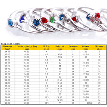 Load image into Gallery viewer, Hot Woman Wholesale Lots 30pcs Rhinestone Assorted Silver Plated Ring with 36 Slots Ring Storage
